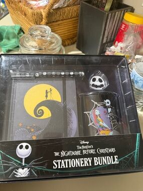 Disney The Nightmare Before Christmas Stationery Bundle - Black, Yellow, Purple